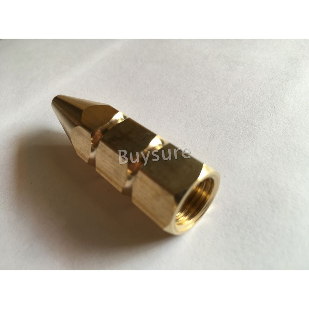 Béc rửa xe cao áp 2mm tiện chuẩn CNC Đồng Thau