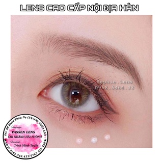 [LENS CAO CẤP] màu xám rêu pha lê