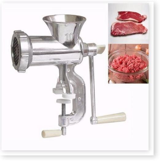 MÁY XAY THỊT BẰNG TAY ĐỂ KẸP BÀN INOX