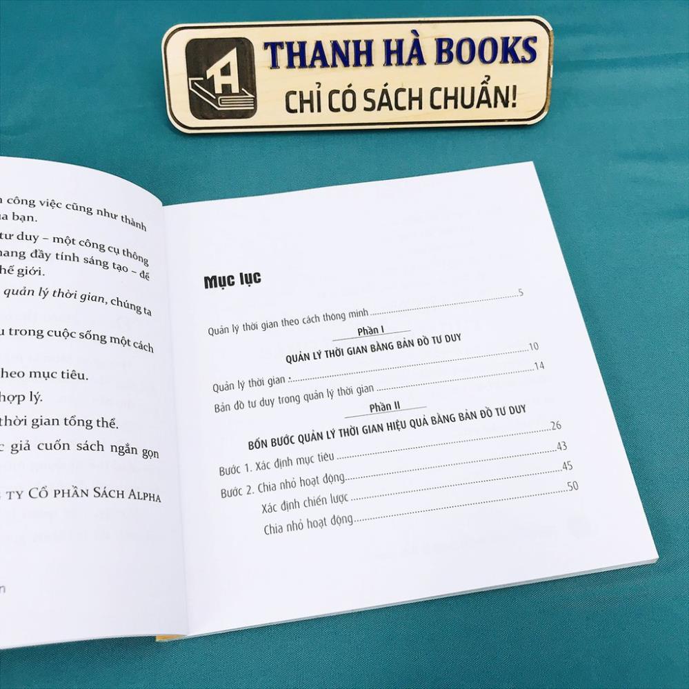 Sách - Bản Đồ Tư Duy Trong Quản Lý Thời Gian [AlphaBooks]