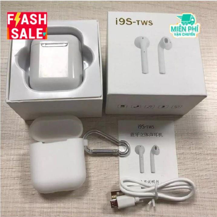 Hot I9S Tai nghe Bluetooth Không dây I9S TWS Âm thanh cực hay dành cho iOS hoặc Android.