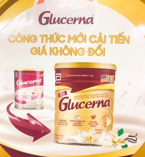 1 hộp Sữa bột Glucerna 850g ( Mẫu Mới date tháng 02/2022 )