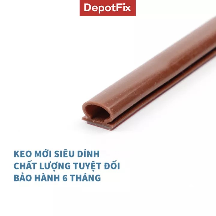 Ron Cách Âm Khung Depotfix Cửa Màu Nâu Nhiều Size