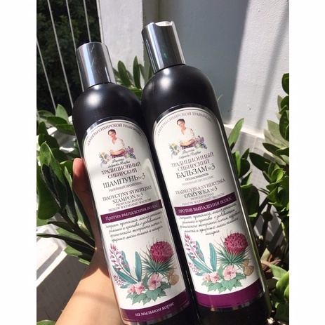 dầu xả Agafia cặp dầu gội xả giảm rụng tóc kích mọc tóc phục hồi tóc hư tổn mọc tóc nhanh mượt tóc chống rụng tóc