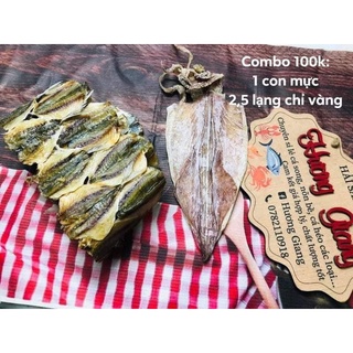 Combo đồ khô (mực, cá chỉ vàng, cá bò) chất lượng