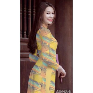 ÁO DÀI HOA LÁ hàng cao cấp