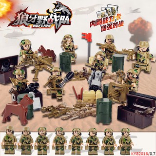Bộ 8 nhân vật kèm đầy đủ phụ kiện mini figure cao cấp - 82016
