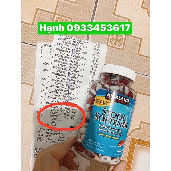 chống táo bón Stool Softener