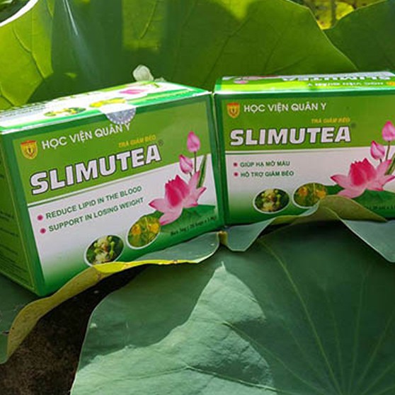 Trà giảm béo Slimutea - Hỗ trợ giảm mỡ máu, giảm cân cho người thừa cân, béo phì (36 gói)