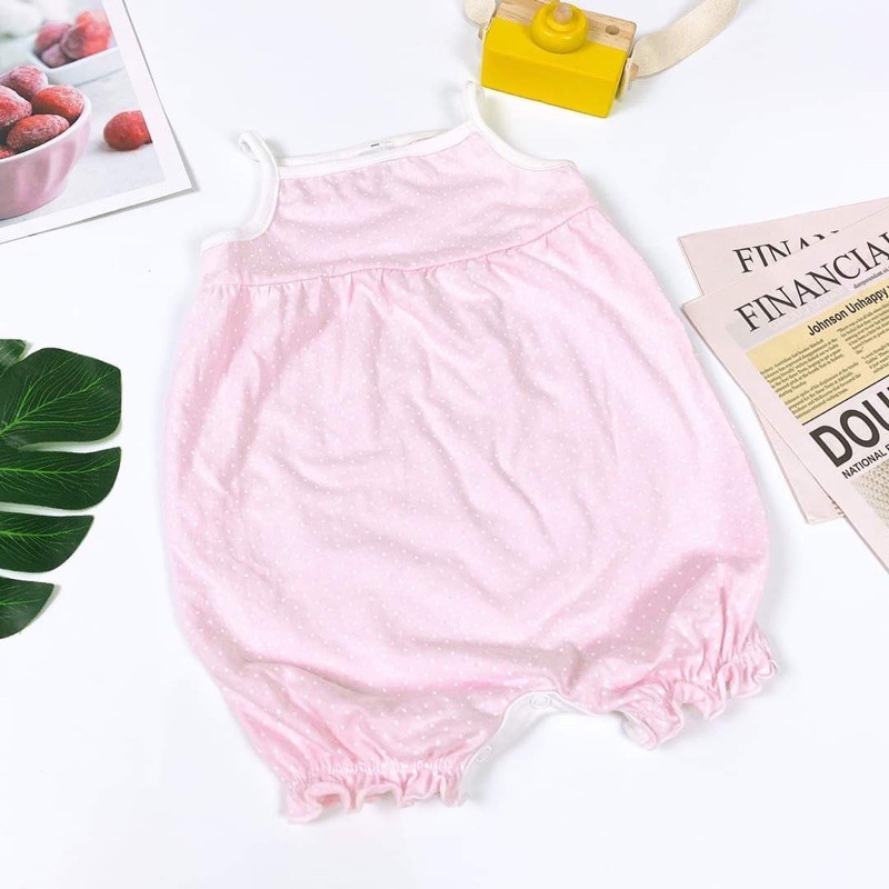 Body đùi bé gái 2 dây 6-18M (7-11,5kg) Romper xuất dư xịn C&amp;S made in Cambodia