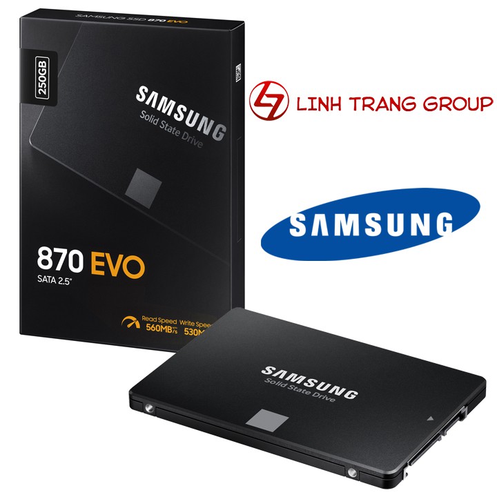 Ổ cứng SSD 2.5 inch SATA3 Samsung 870, 860 EVO 250GB - BH 5 NĂM 1 ĐỔI 1 - SD09 SD83