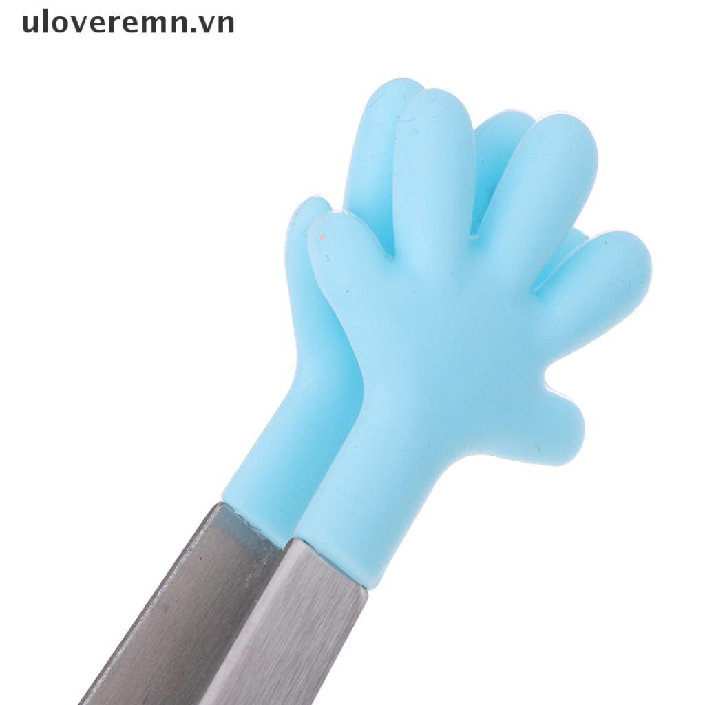 Kẹp Gắp Đá / Salad / Thực Phẩm Bằng Thép Không Gỉ Và Silicone Tiện Lợi Dành Cho Nhà Bếp