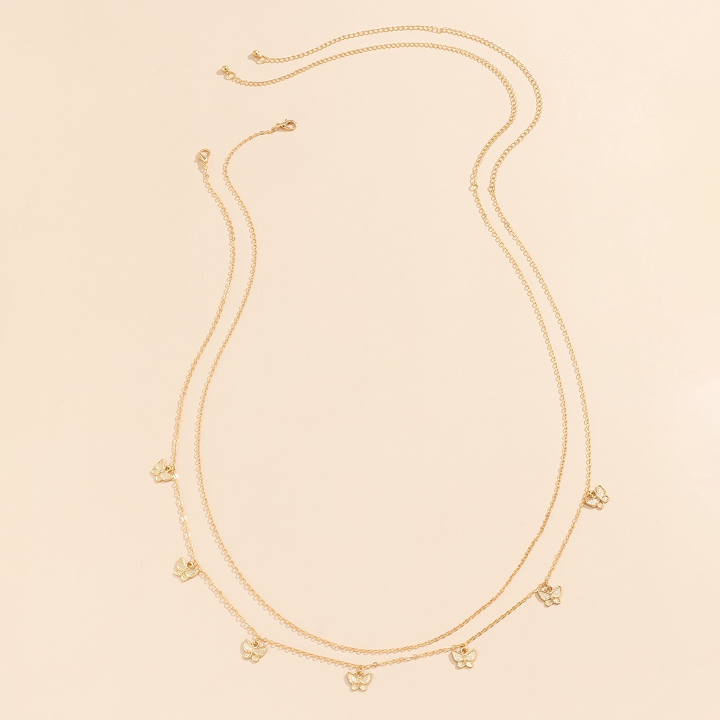 Thắt Lưng Dây Xích Đôi Màu Vàng Kim SS147