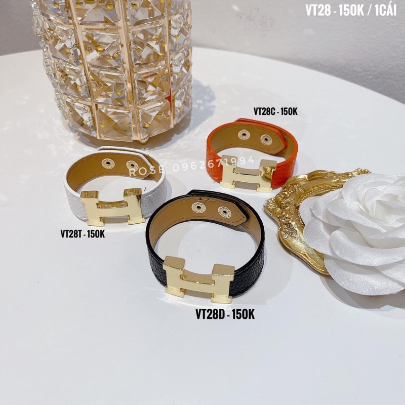 Lắc tay da vòng tay xinh phụ kiện trang sức Hari korea accessories