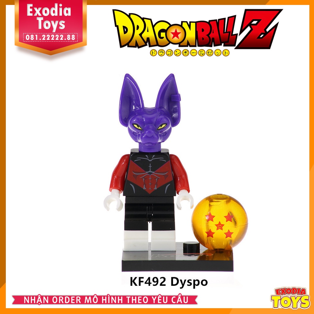 Xếp hình Minifigure nhân vật truyện manga Dragon Ball : 7 viên ngọc rồng - Đồ Chơi Lắp Ghép Sáng Tạo - KOPF KF6036