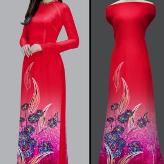 Vải áo dài mẫu mới