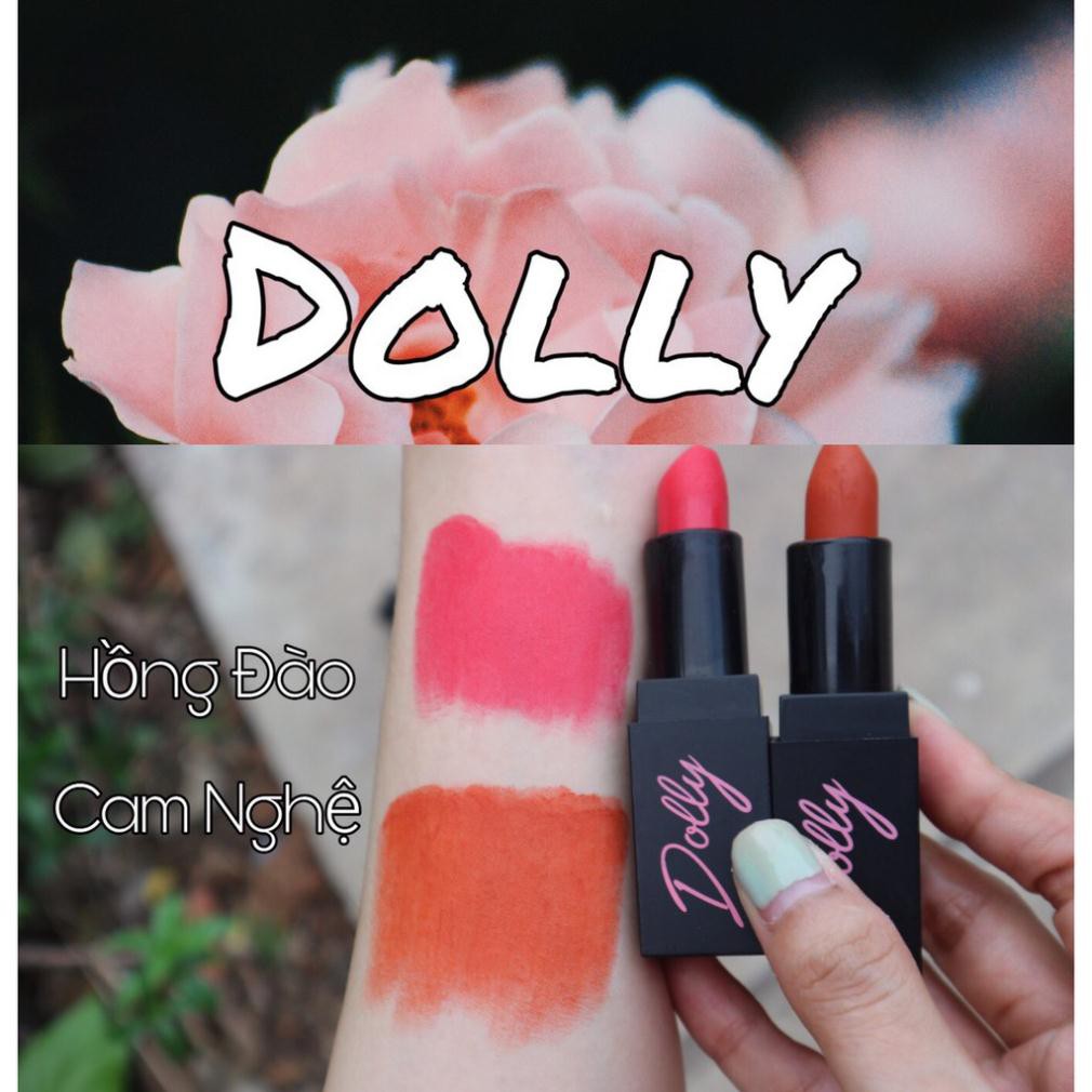 [Hồng Đào ] Son Sáp Phủ Phấn Dolly Không Chì Màu Hồng Đào | BigBuy360 - bigbuy360.vn