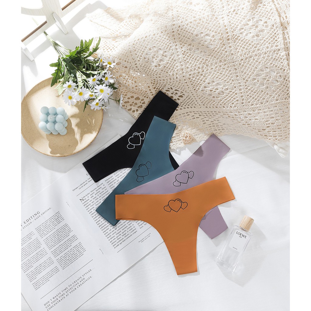 Quần Đúc Su Lọt Khe Solid Blue Tàng Hình Kháng Khuẩn