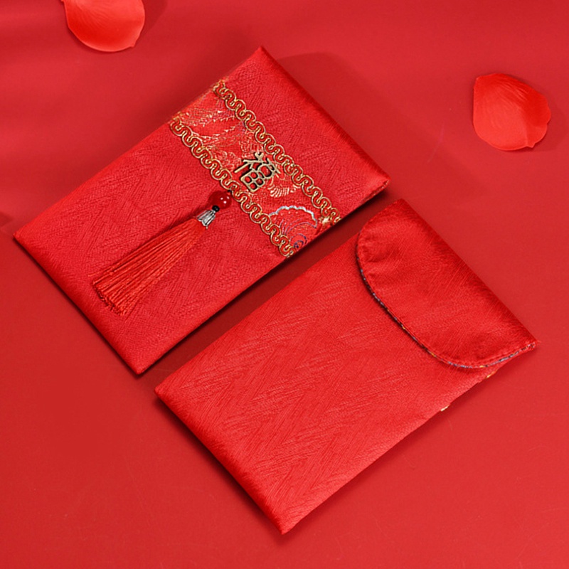 Bao Lì Xì Đỏ May Mắn Phong Cách Truyền Thống Angpao Sáng Tạo