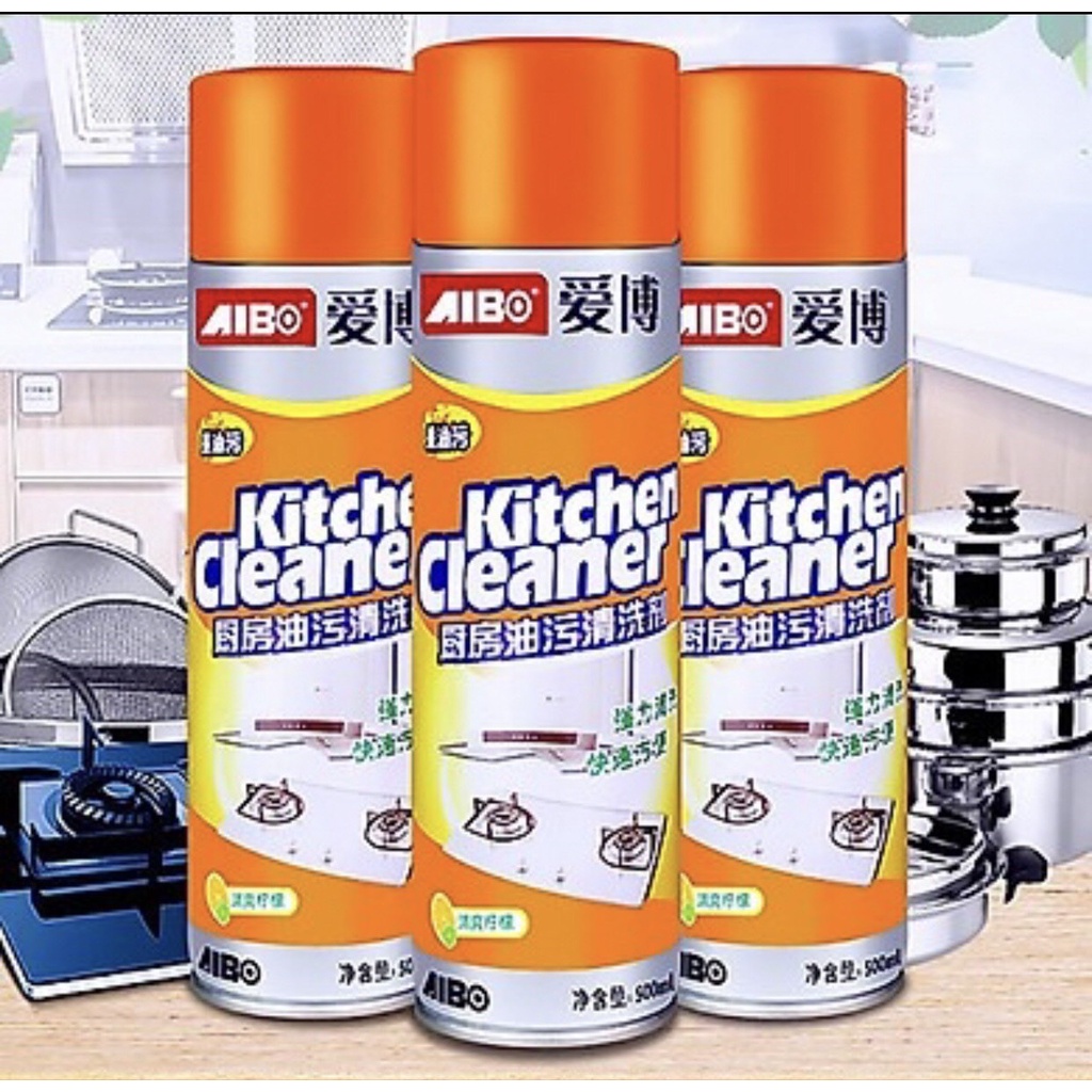 Chai Xịt Tẩy Rửa Bếp Kitchen Cleaner - Tự Tin Đánh Bay Các Vết Bám Bẩn Cứng Đầu Nhất.