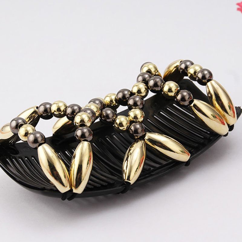 Lược Cài Tóc Đính Hạt Handmade Co Giãn Dành Cho Nữ