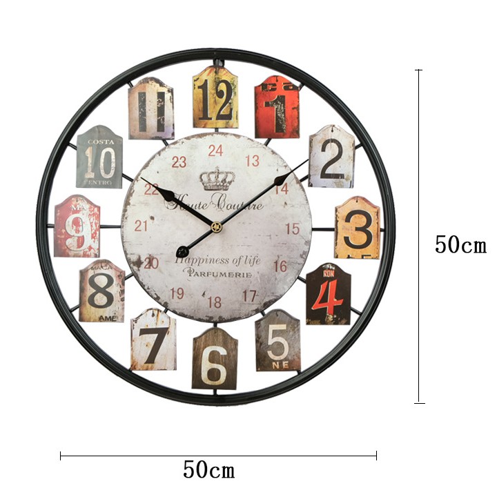 Đồng hồ treo tường🌞FREE SHIP🌞Đồng hồ số thường nhiều màu sắc treo tường phòng khách ,Trang trí nhà, quà tặng ý nghĩa