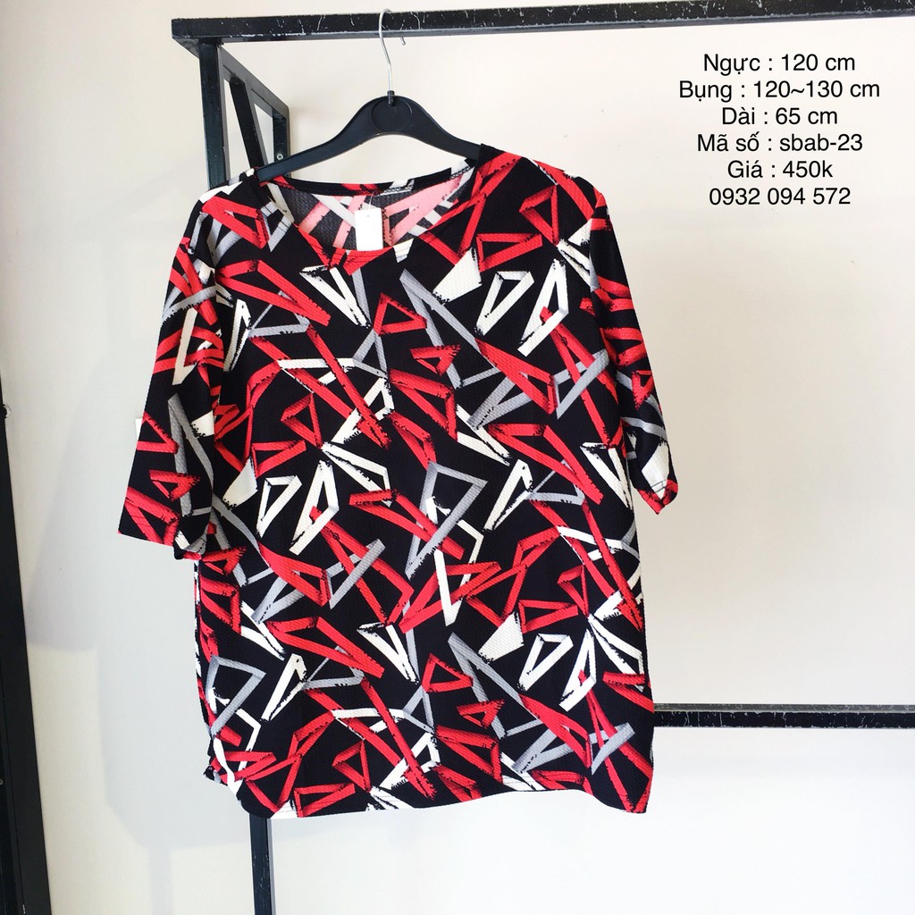ÁO THUN NỮ BIG SIZE NGOẠI CỠ - ÁO THUN KIỂU NỮ SIZE LỚN - QUẦN ÁO BIG SIZE CHO NGƯỜI MẬP BÉO - BJTY SHOP BIG SIZE