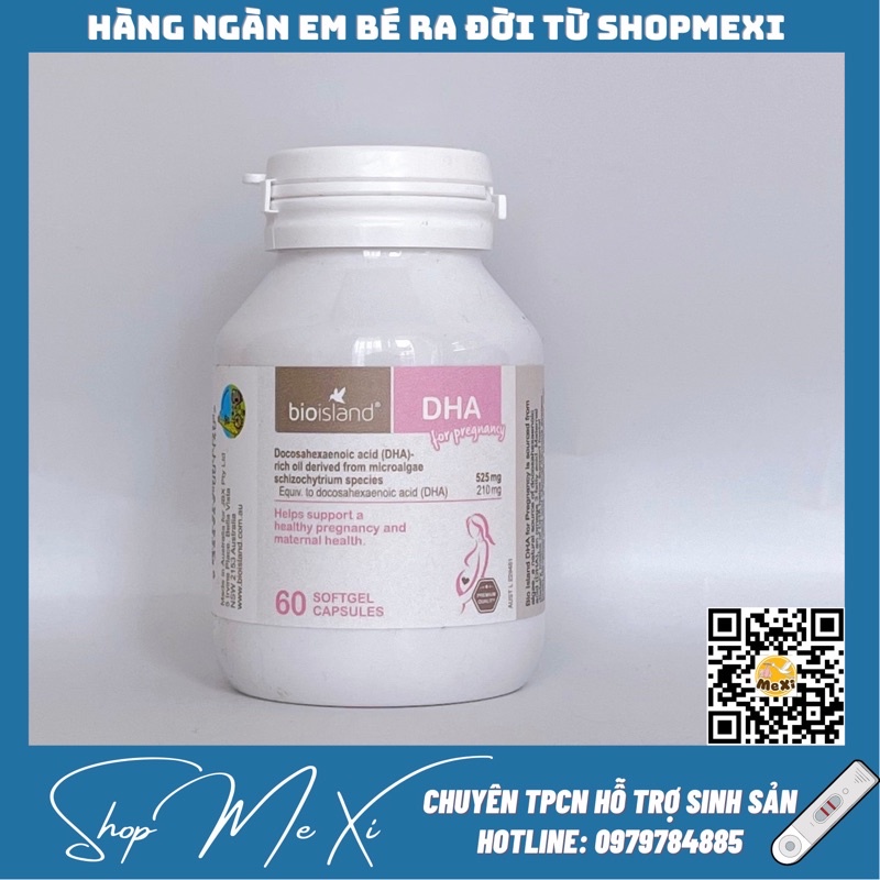 Mẹ Xi DHA Bầu Biosland - bổ sung DHA cho bà bầu, phát triển não bộ thai nhi