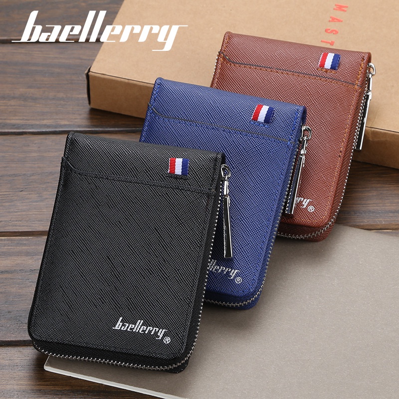 Ví Cầm Tay Nam BAELLERRY Nhỏ Gọn Đựng Được Nhiều Thẻ Ngân Hàng, Giấy Tờ - K9105