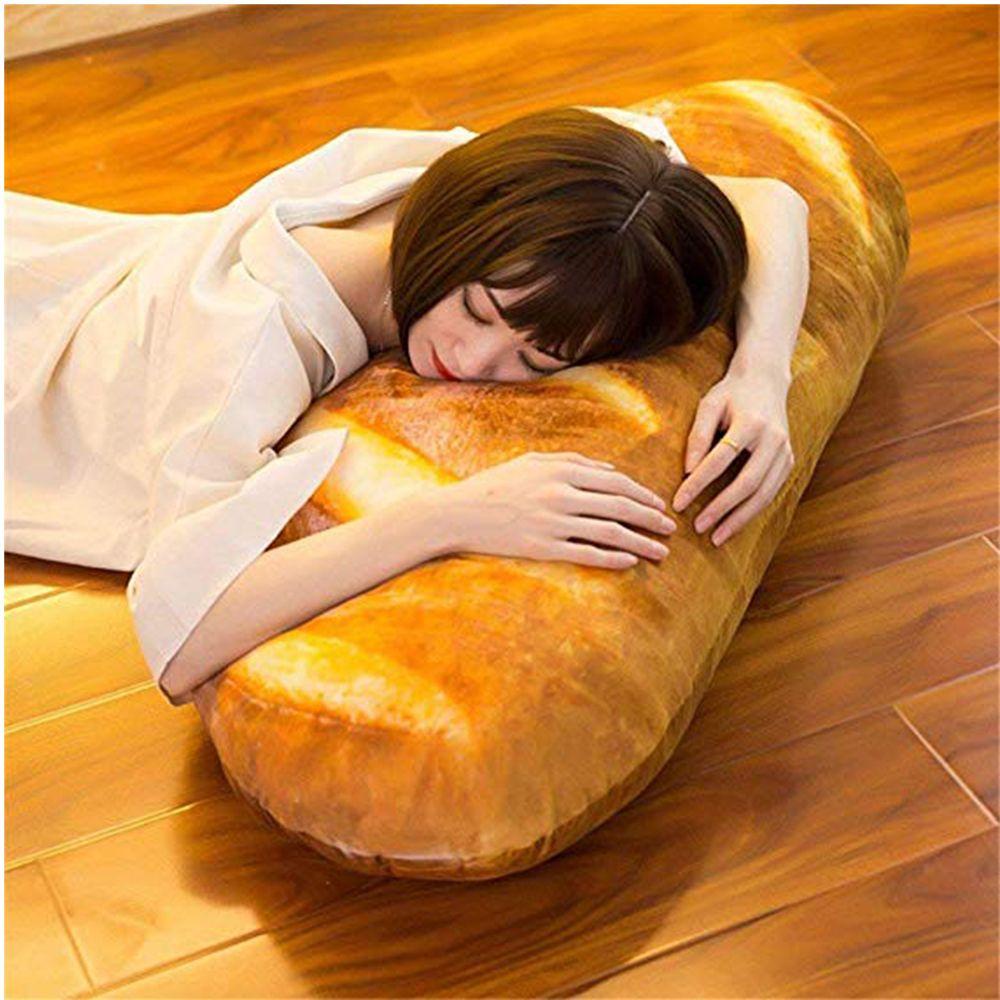 LILYES Gối Đồ Chơi Nhồi Bông Hình Bánh Mì Bơ Mềm Mại Dành Cho Trẻ