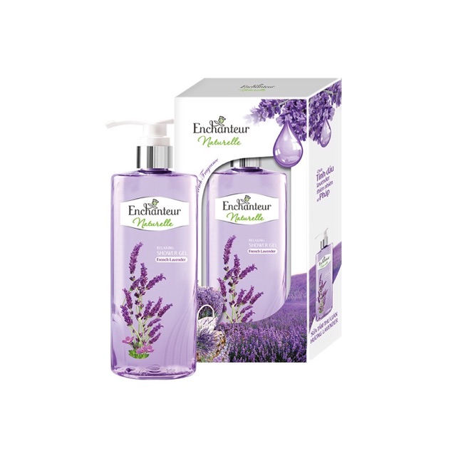Sữa tắm thư giãn Enchanteur Naturelle 510g hương hoa hồng/Lavender