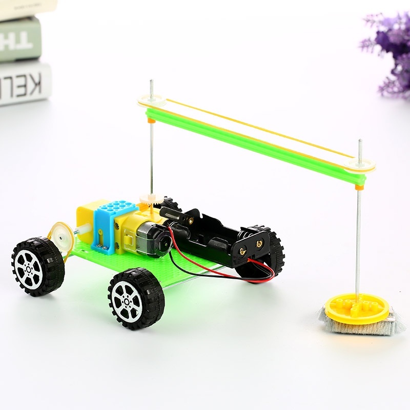 Đồ Chơi Robot Quét Dọn Khoa Học Giáo Dục Cho Bé DIY