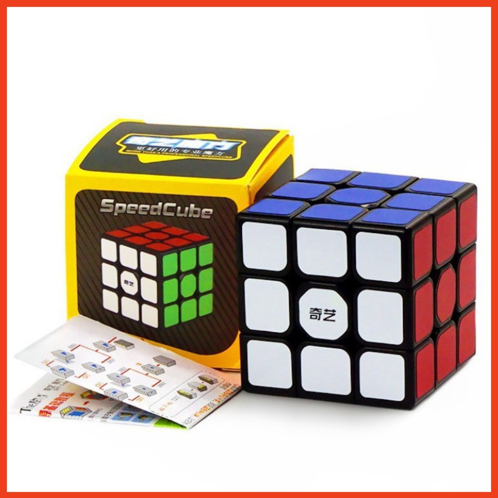 Đồ Chơi Rubic Phát Triển Kỹ Năng Rubik 3x3x3 Cao Cấp Đẹp, Xoay Trơn, Không Rít, Độ Bền Cao