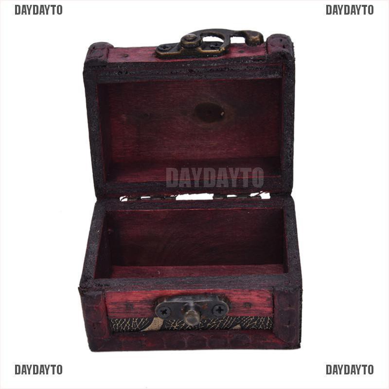 1 Hộp Gỗ Đựng Trang Sức Phong Cách Vintage