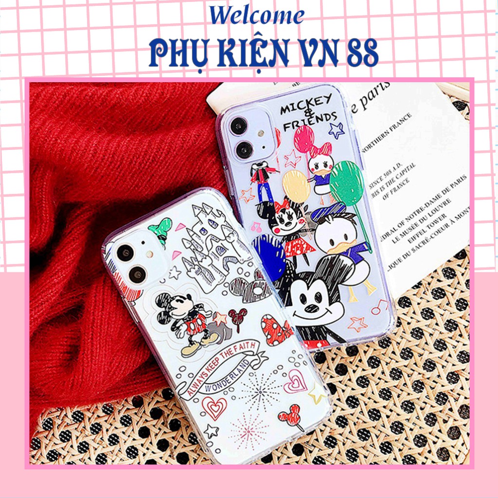 Ốp lưng iphone Mickey and Friends - Full các dòng từ Iphone 5 - đến 11 Promax - Phụ Kiện VN 88
