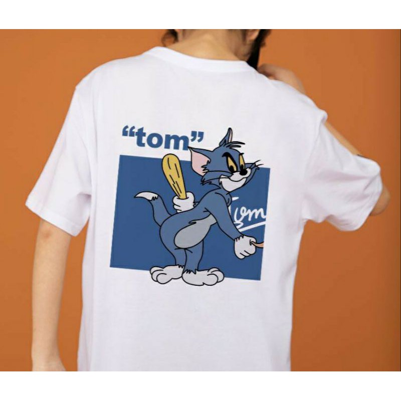 Áo thun tay lỡ Unisex Mèo chuột