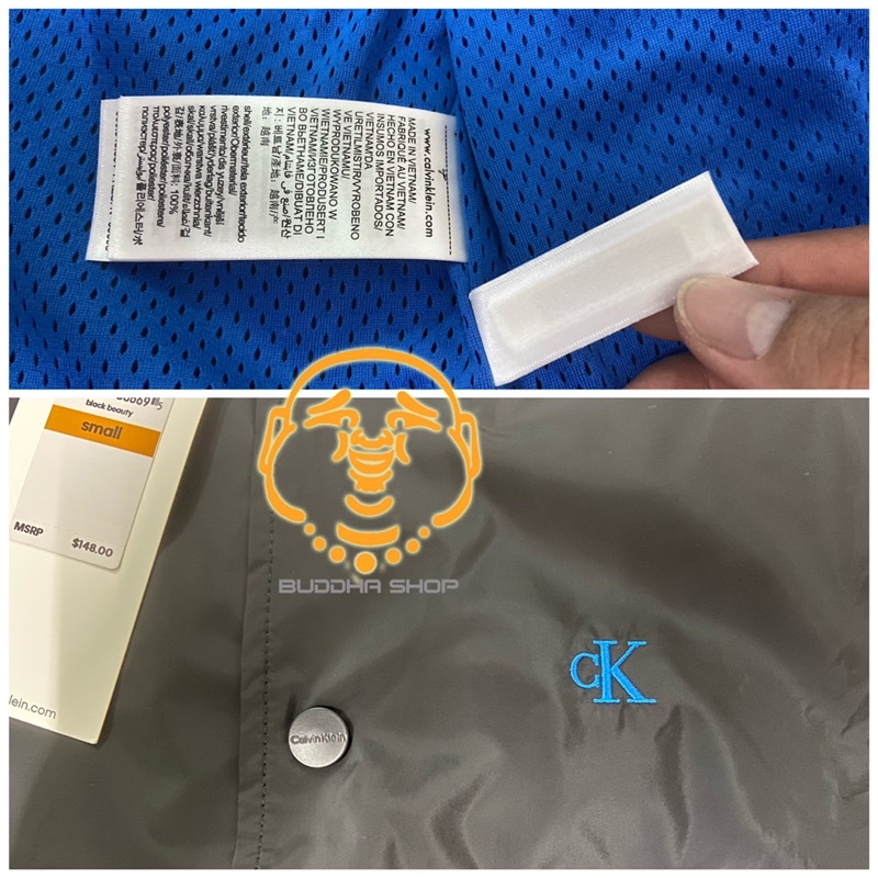 Áo khoác Calvin Klein vải dù