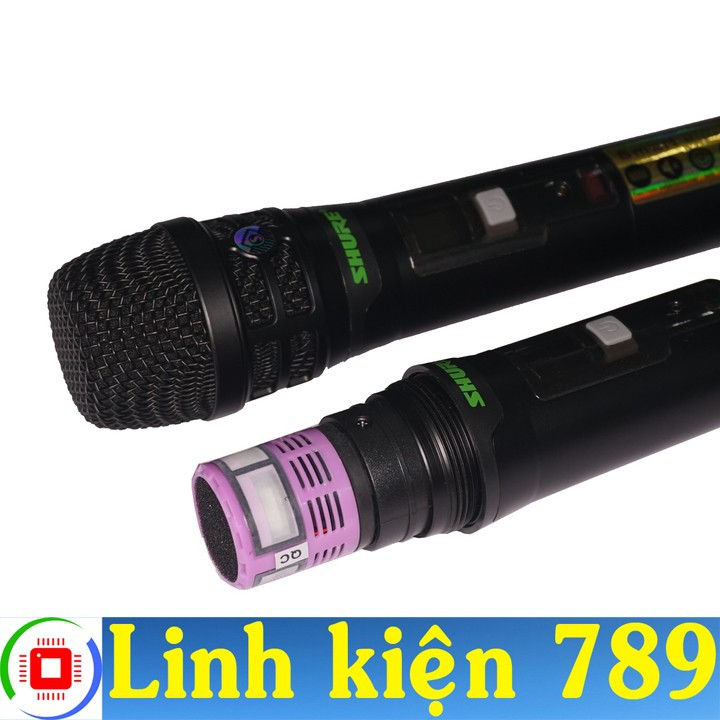 Micro không dây KARAOKE Shure UGX23 4 ăng ten - Linh kienj 789