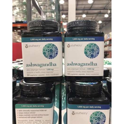 (Chính hãng MỸ) Viên uống SÂM ẤN ĐỘ GIẢM STRESS ASHWAGANDHA YOUTHEORY 150v