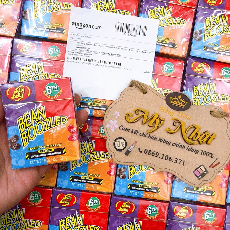 [Mã 253FMCGSALE giảm 8% đơn 500K] [CHUẨN MỸ- MÙA 5] KẸO THỐI BEAN BOOZLED MỸ HỘP NHỎ 45 GRAM