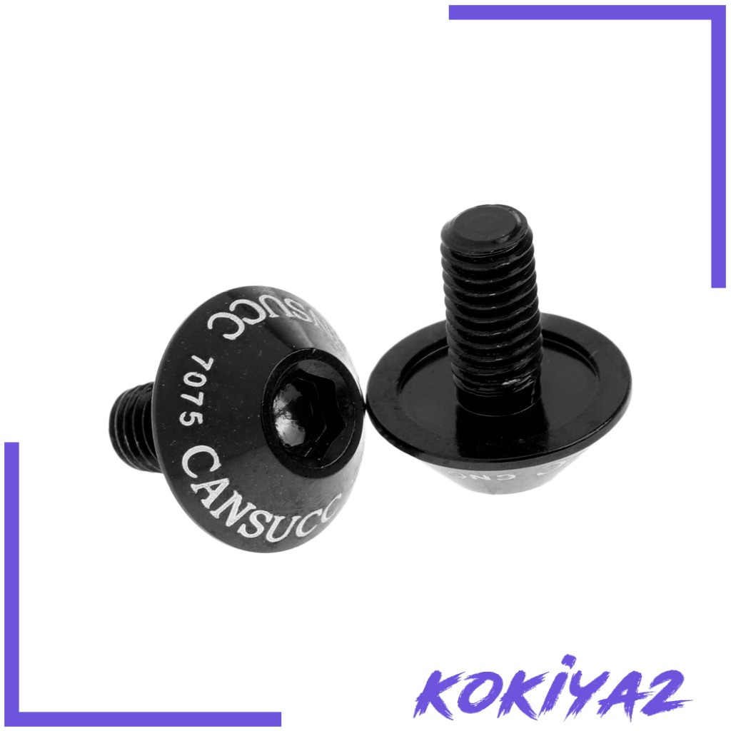 Bộ 4 Bu Lông Ốc Vít Gắn Giá Đỡ Bình Nước Xe Đạp Bằng Hợp Kim Nhôm M5x10mm Kokiya2