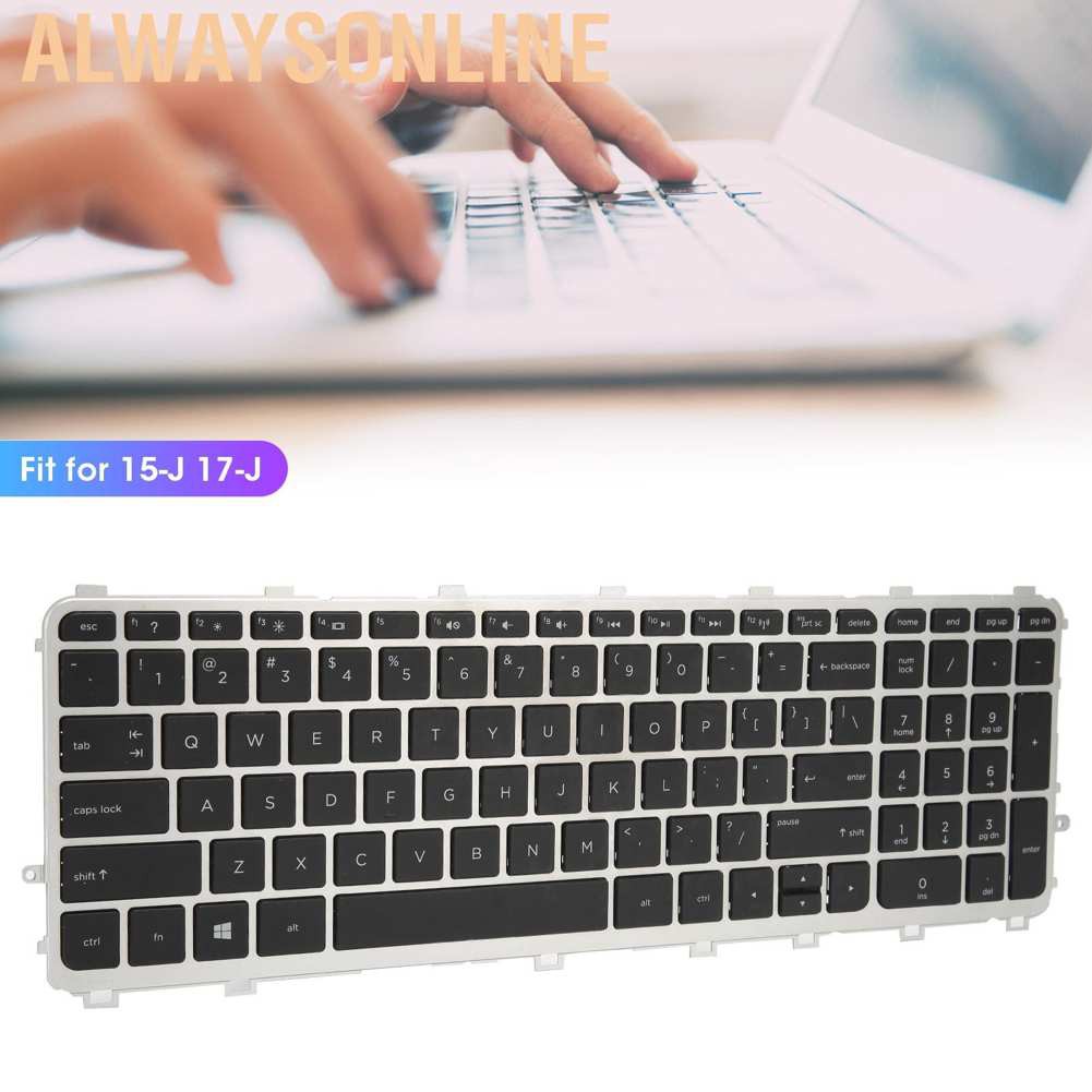 Bàn Phím Alwaysonline Với Khung Bạc Cho Laptop Usb Touchmart 15 J 17 J