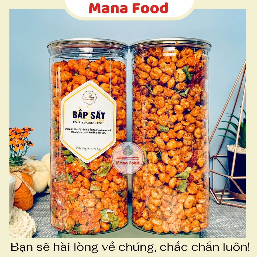 400G Bắp Bò Lá Chanh Mana Food | Bắp rim khô bò, ngô rim khô bò - cay giòn thích mê