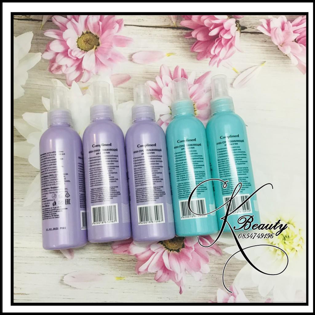 Xịt khoáng Aqua phục hồi 99% Compliment 200ml hàng nội địa Nga | BigBuy360 - bigbuy360.vn