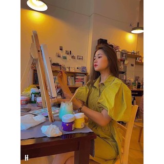 Váy cốm xanh