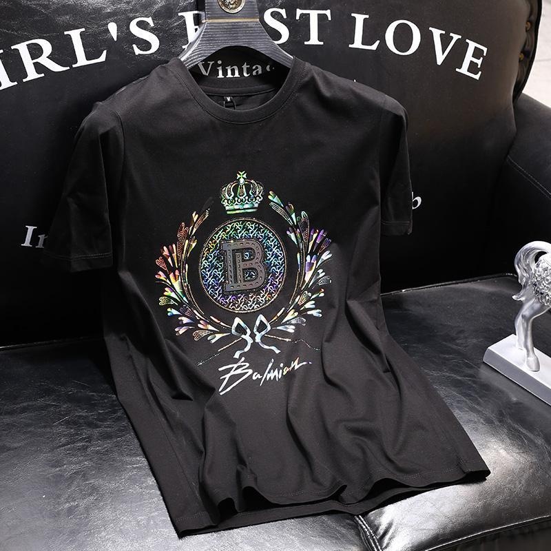 Áo nam tay ngắn cổ tròn in hình trẻ trung