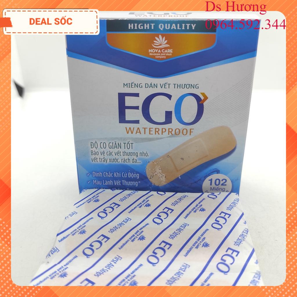 Băng Dính Y Tế Cá Nhân EGO - Hộp 102 Miếng Dán Vết Thương EGO