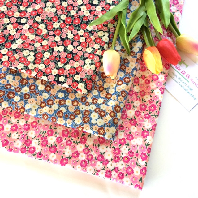 V151🌸 VẢI TWILL HOẠ TIẾT NHẬT BẢN MAY ĐỒ CHO TRẺ EM, DOLL, OBITSU, DIY, DECOR, HANDMADE, QUILTING, SCRUNCHIES