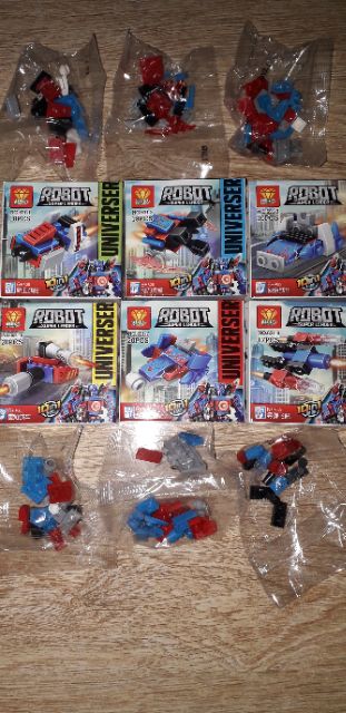 Sét lắp ráp LegoRobot Universer 631 có trên 200 chi tiết bằng nhựa ABS