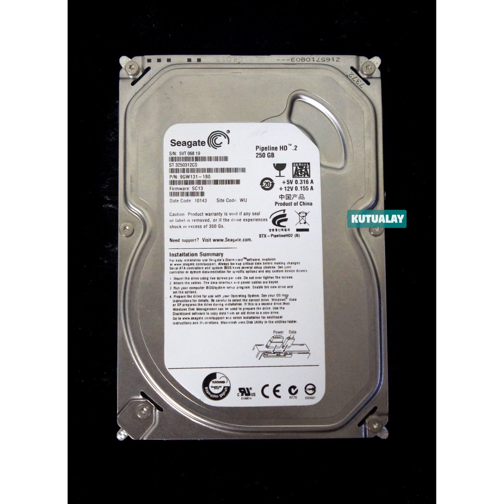Ổ Cứng 3.5 Hdd 250gb Sata Komputer 100%
